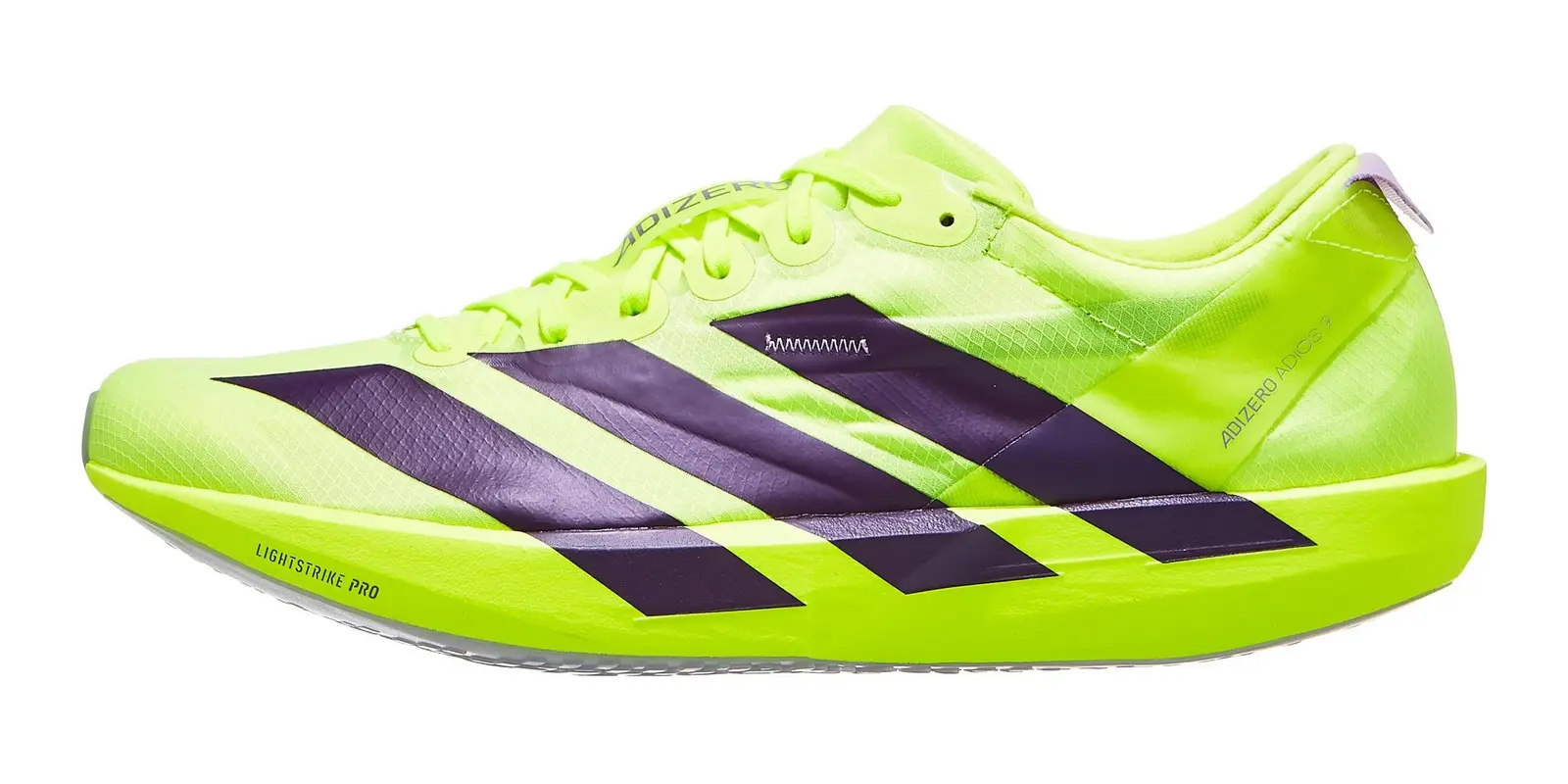 adidas adizero Adios 9 in Yellow / Plum