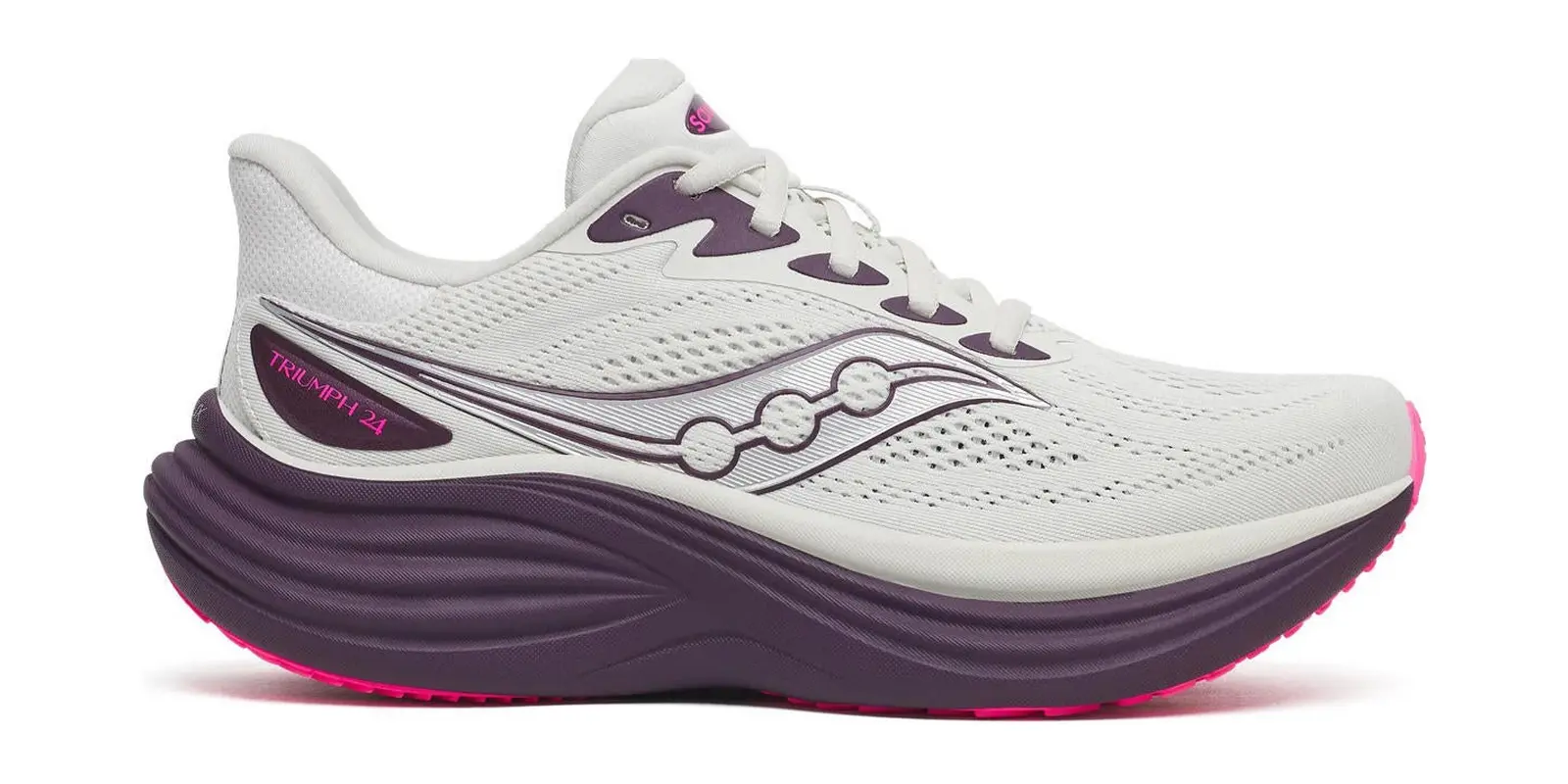 Saucony Triumph 24 in Quartz / Eggplant