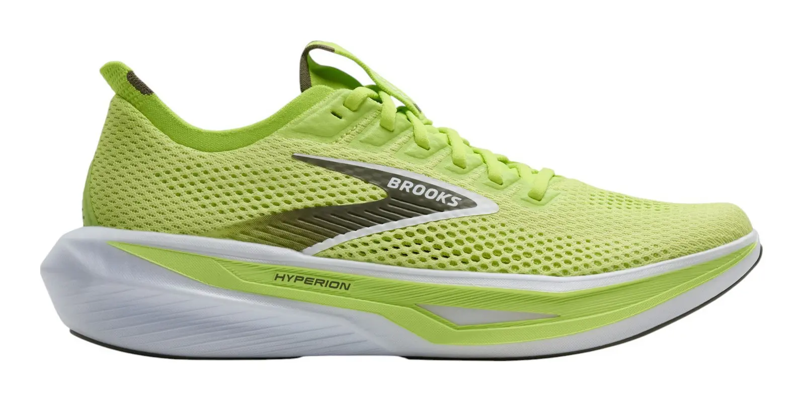Brooks Hyperion 3 in Sunny Lime / Olive / White