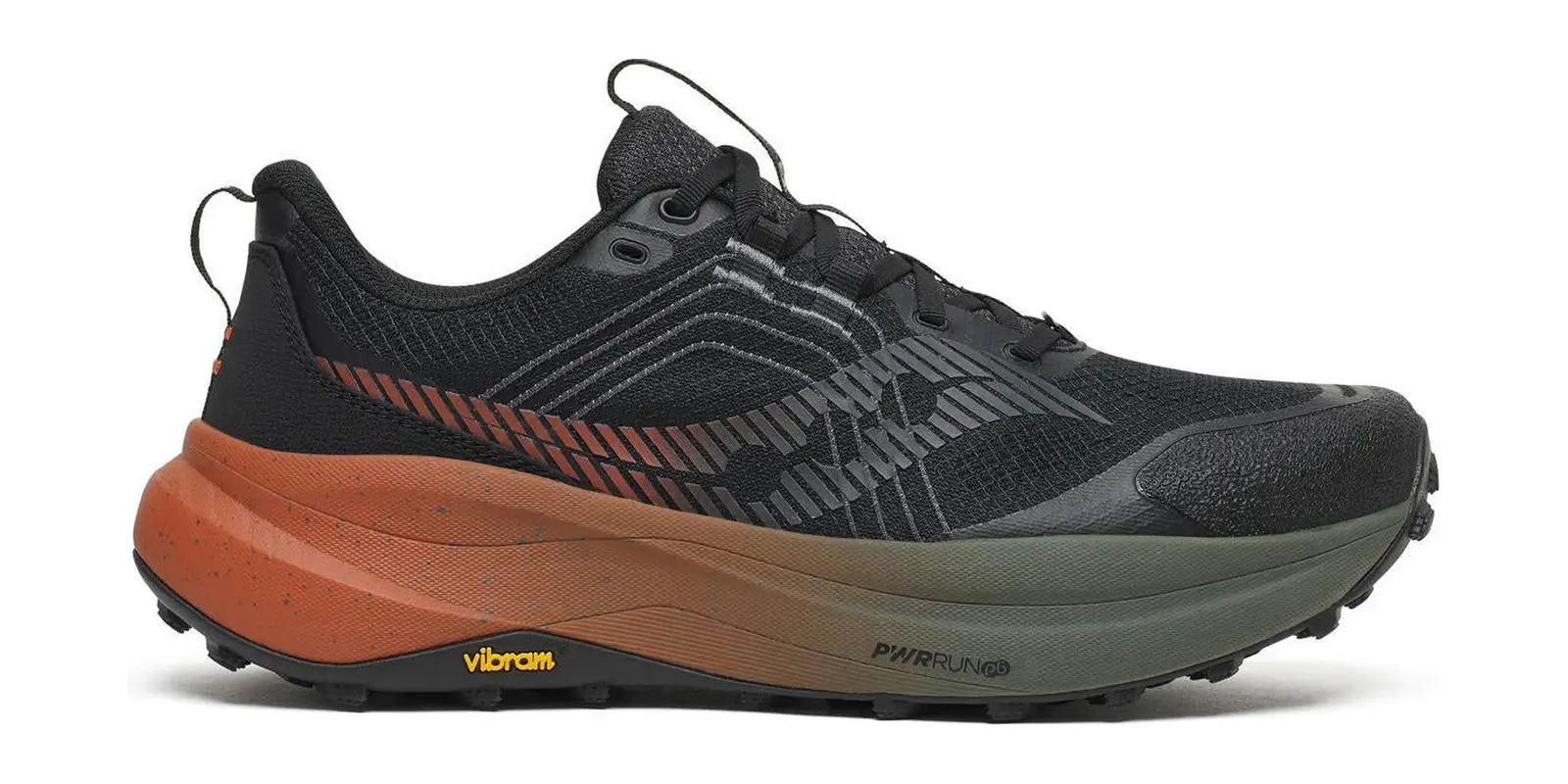 Saucony Xodus Ultra 4 in Black / Rust