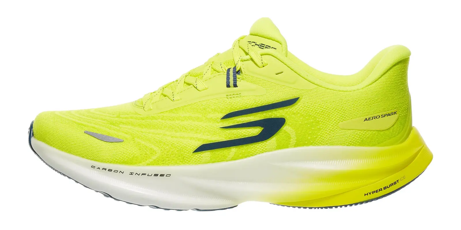 Skechers Aero Spark in Yellow / Navy