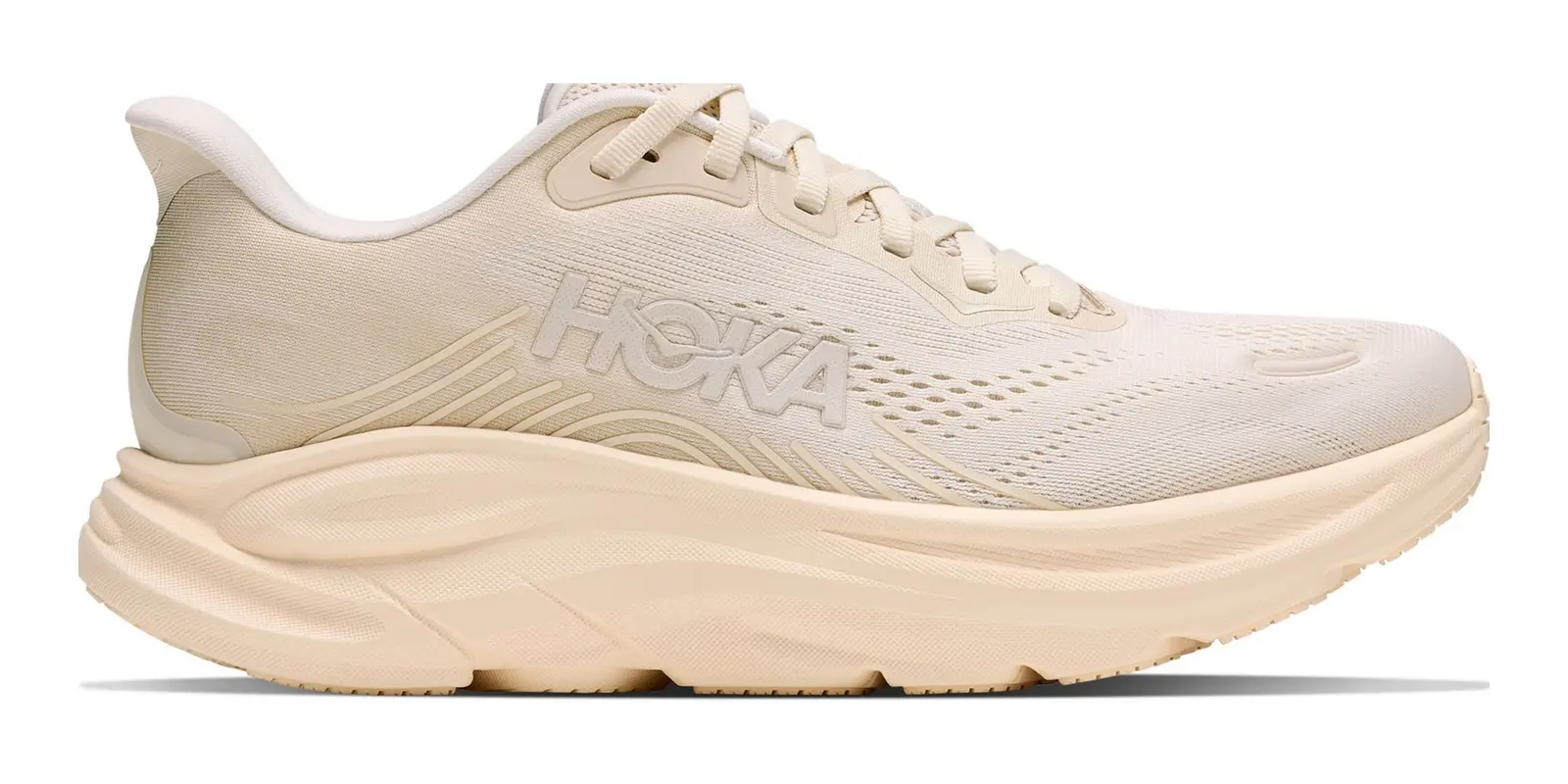 HOKA Clifton 11 in Alabaster / White