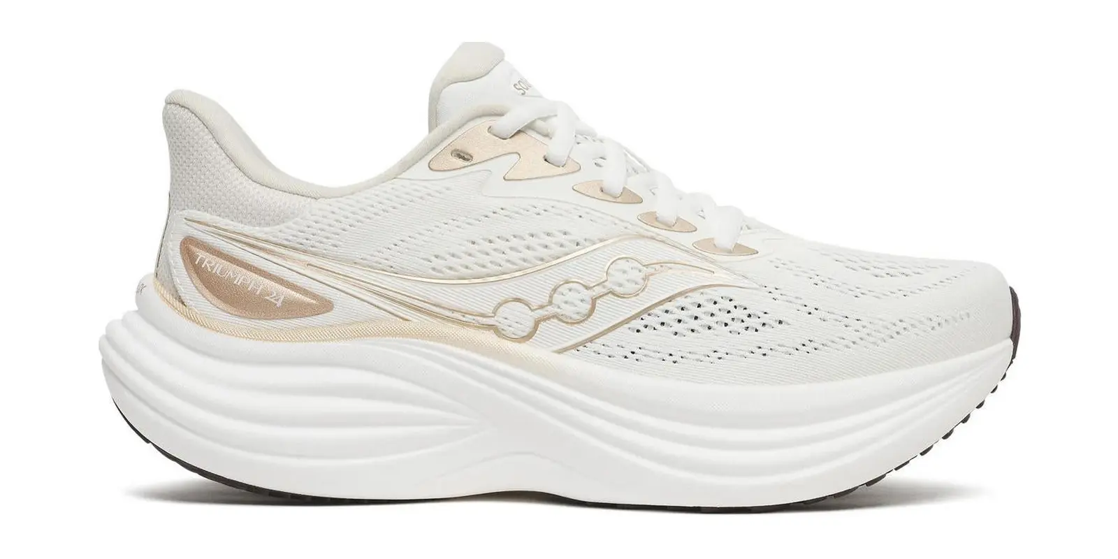 Saucony Triumph 24 in Ivory / Eggshell