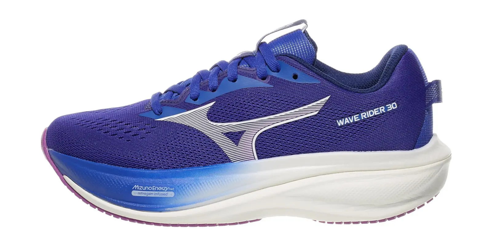 Mizuno Wave Rider 30 in Royal Blue / White