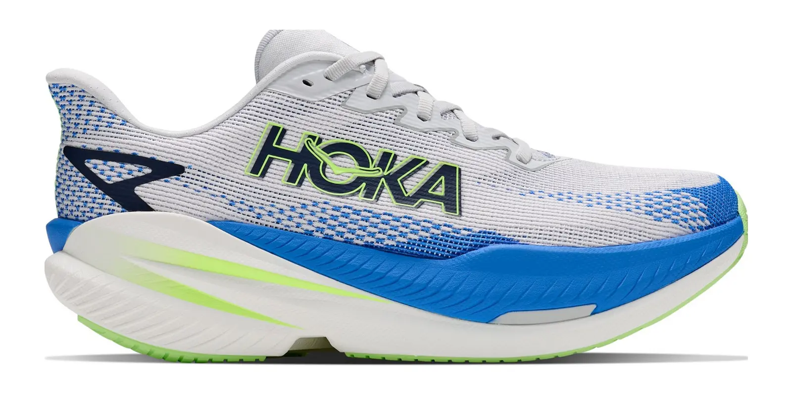 HOKA Mach X 3 in Cosmic Grey / Virtual Blue