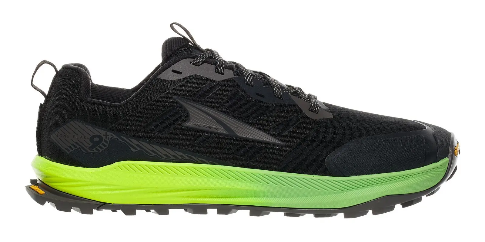 Altra Lone Peak 9 in Black / Dark Gull / Gk