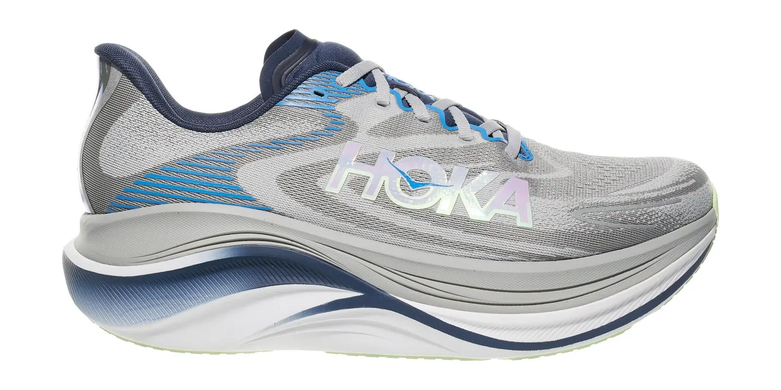 HOKA Skyward X 2 in Stellar Grey / Varsity Navy