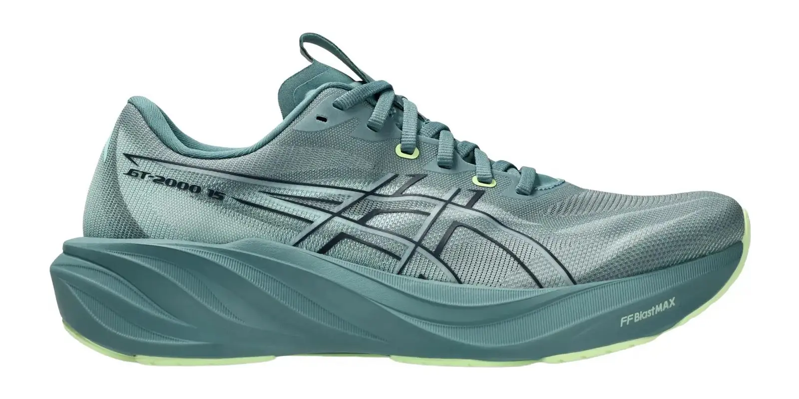 ASICS GT-2000 15 in Foggy Teal / Ill Yellow