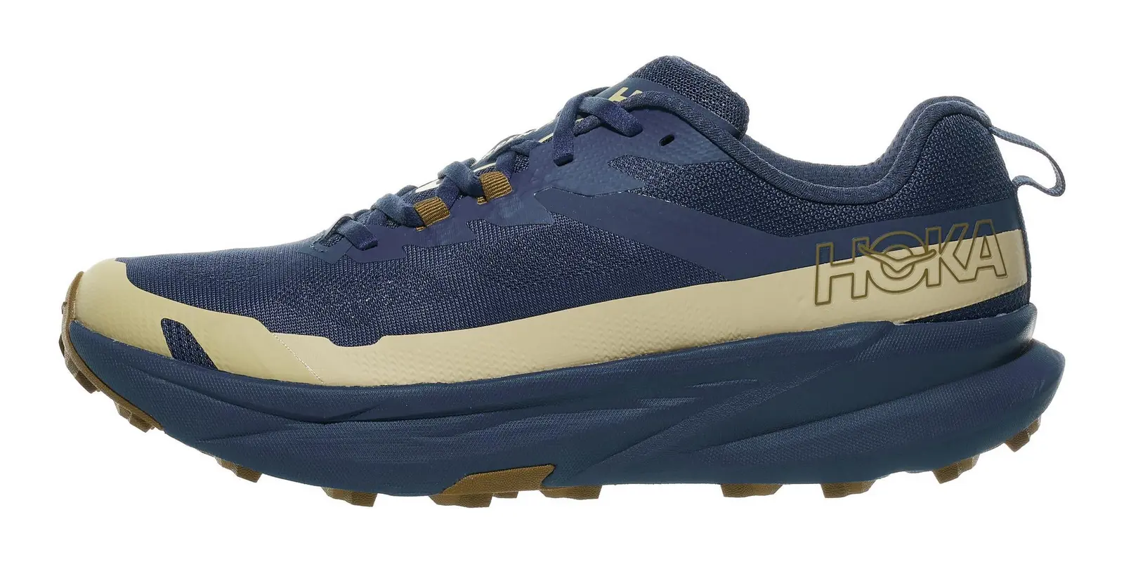 HOKA Torrent 5 in Varsity Navy / Caraway Seed