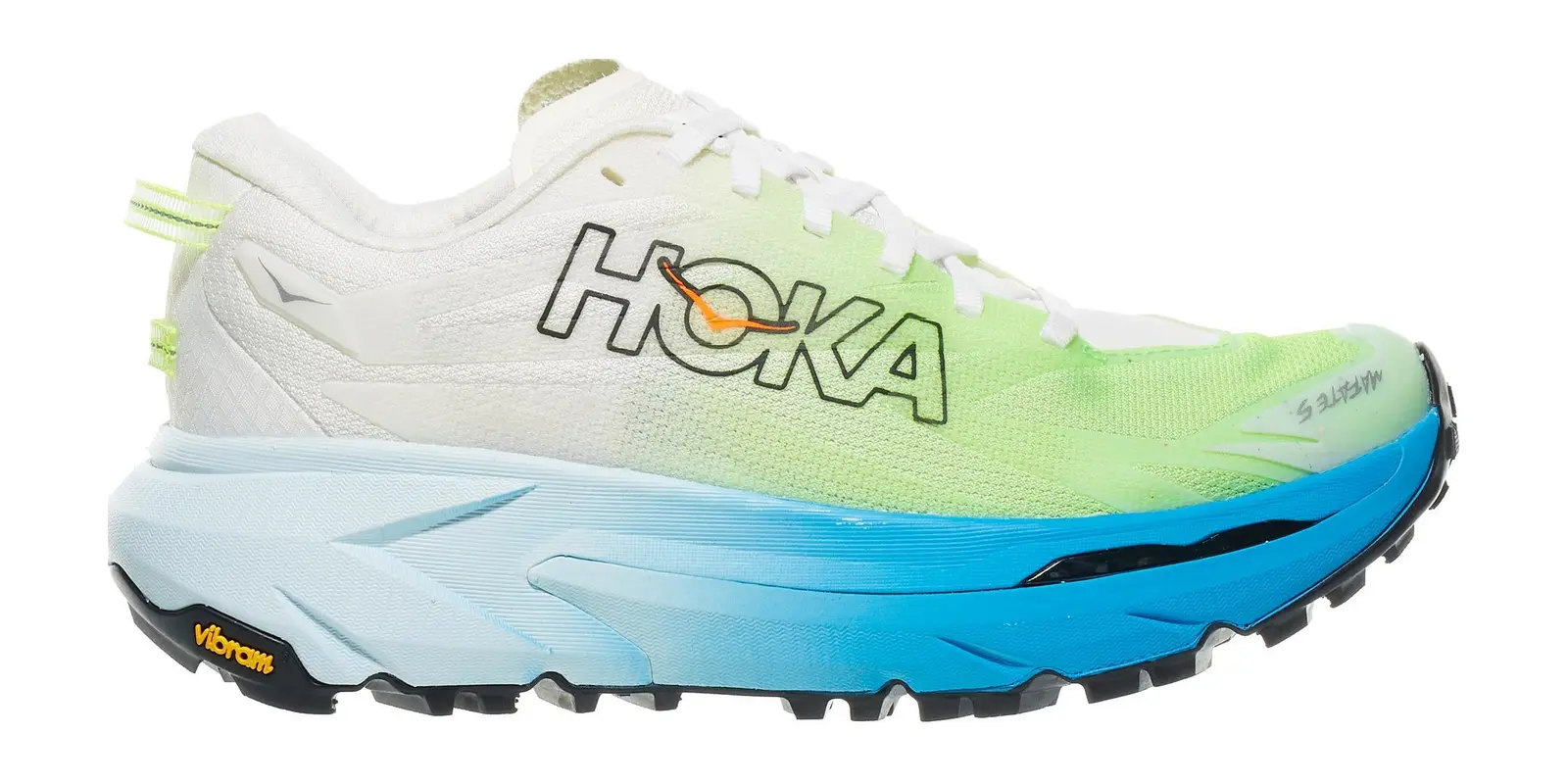 HOKA Mafate 5 in Frost / Tart Apple