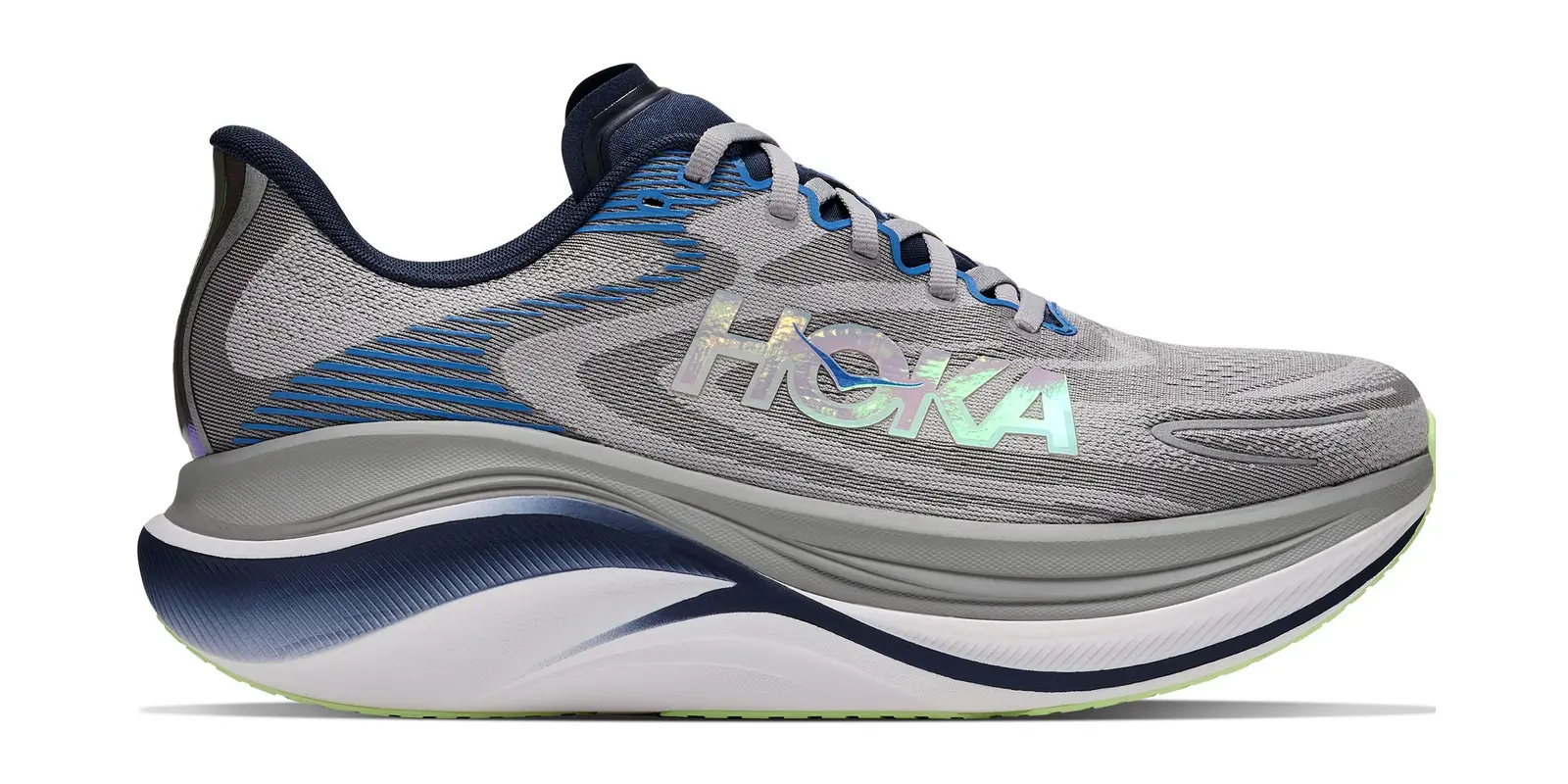 HOKA Skyward X 2 in Stellar Grey / Varsity Navy