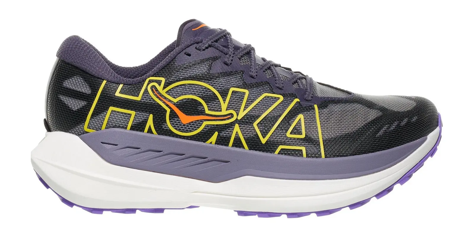 HOKA Rocket X Trail in Squid Ink / Neon Nebula