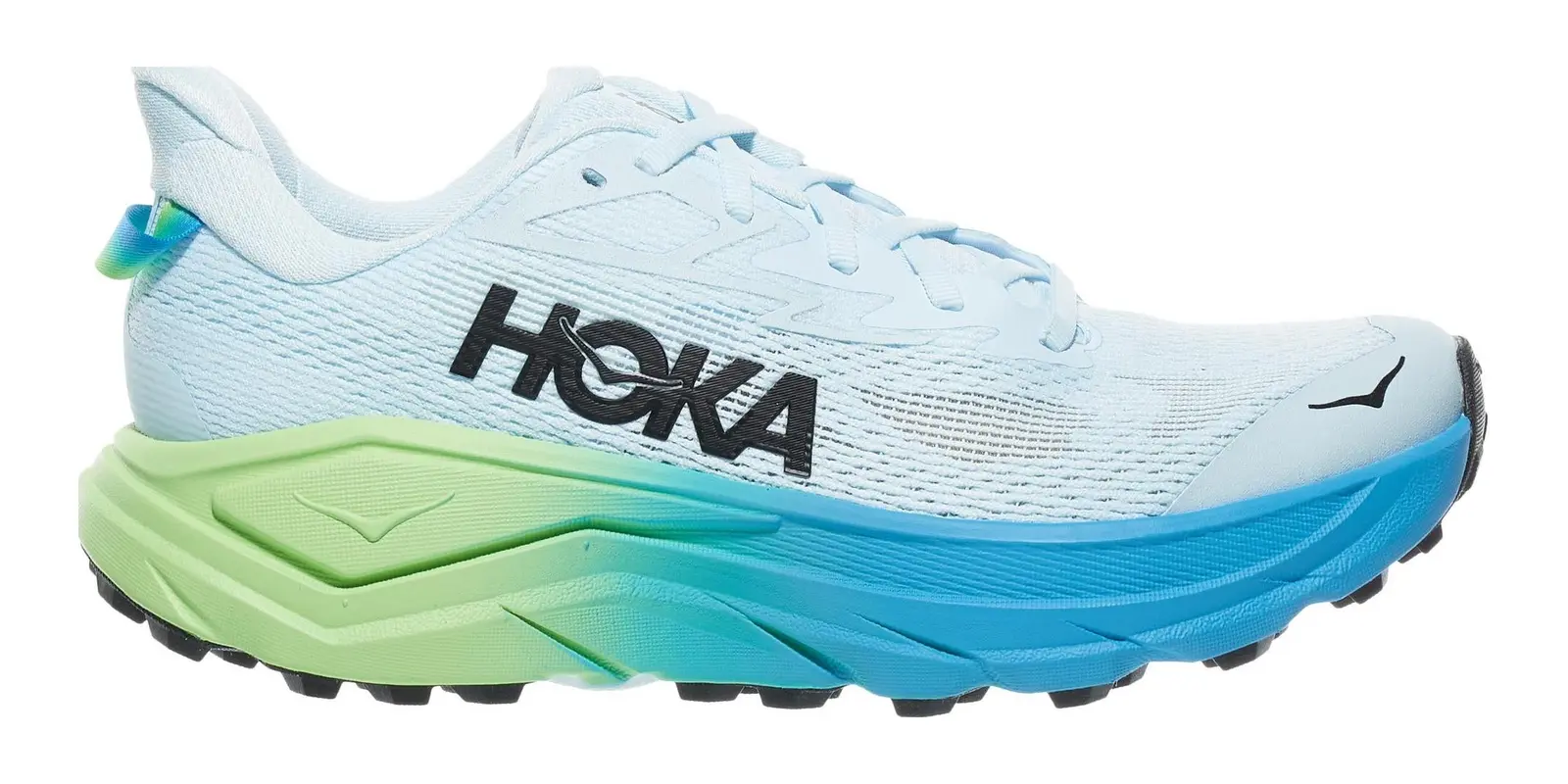 HOKA Challenger 8 in Glimmering Blue / Tart App