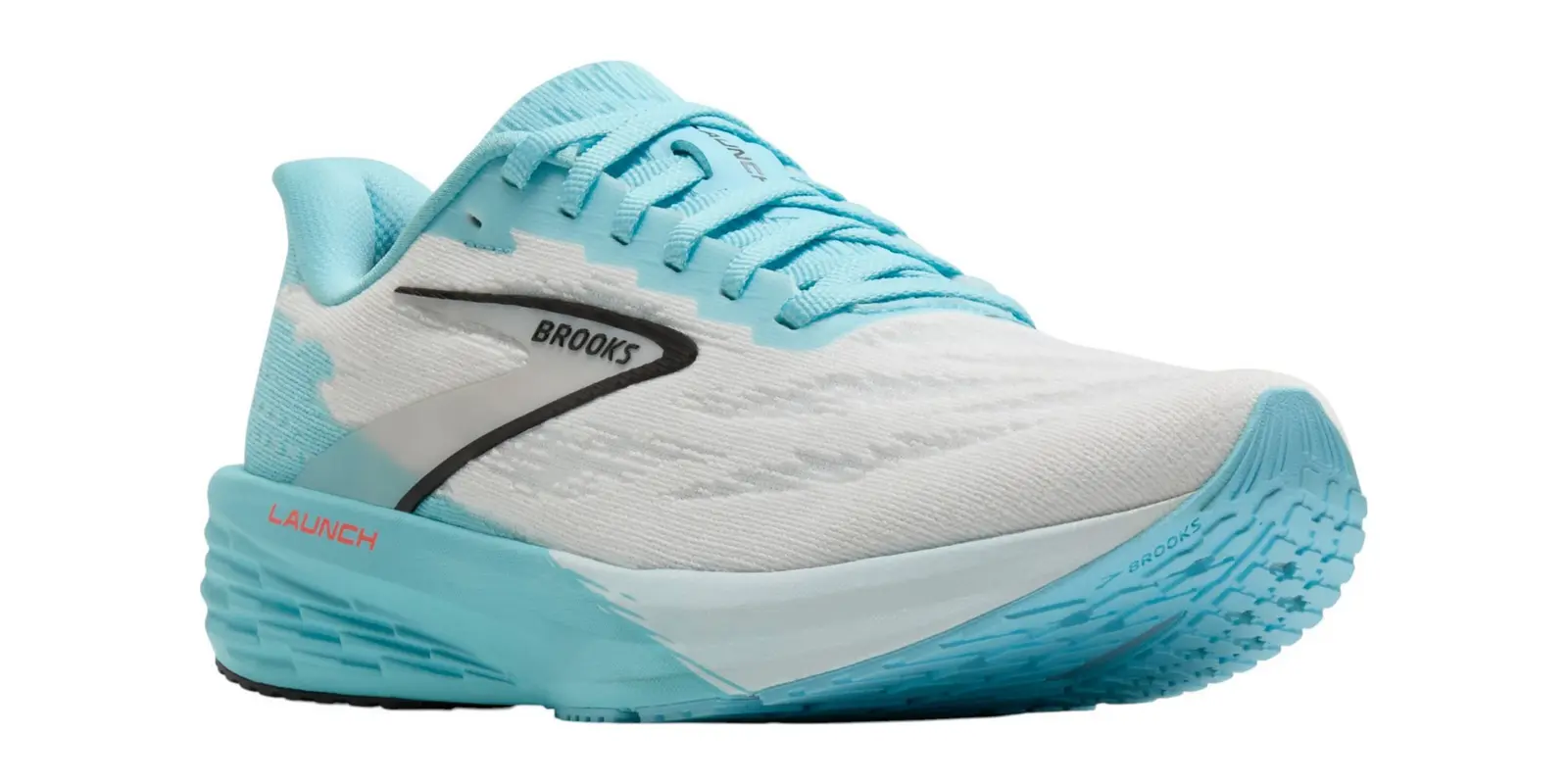 Brooks Launch 11 in White / Atomizer / Pink