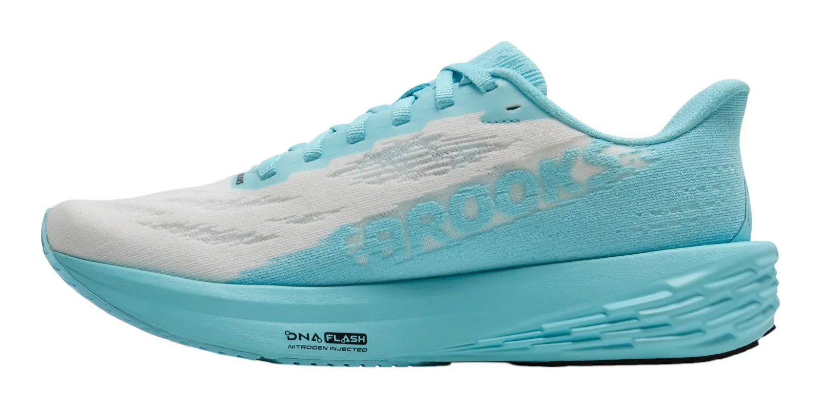 Brooks Launch 11 in White / Atomizer / Pink