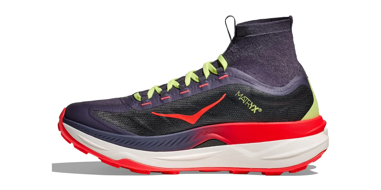 HOKA Tecton X 3 in Squid Ink / Neon Flame
