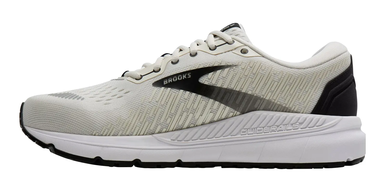 Brooks Addiction 15 in Vaporous Grey / Black / White