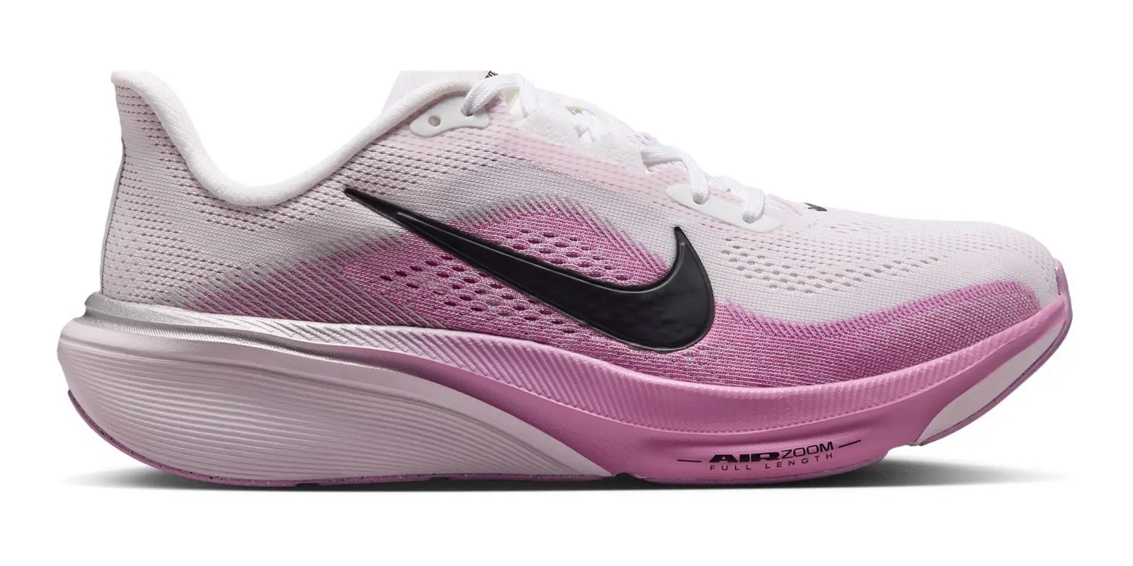 Nike Pegasus 42 in White / Black / Light Magenta / Bleached Lilac