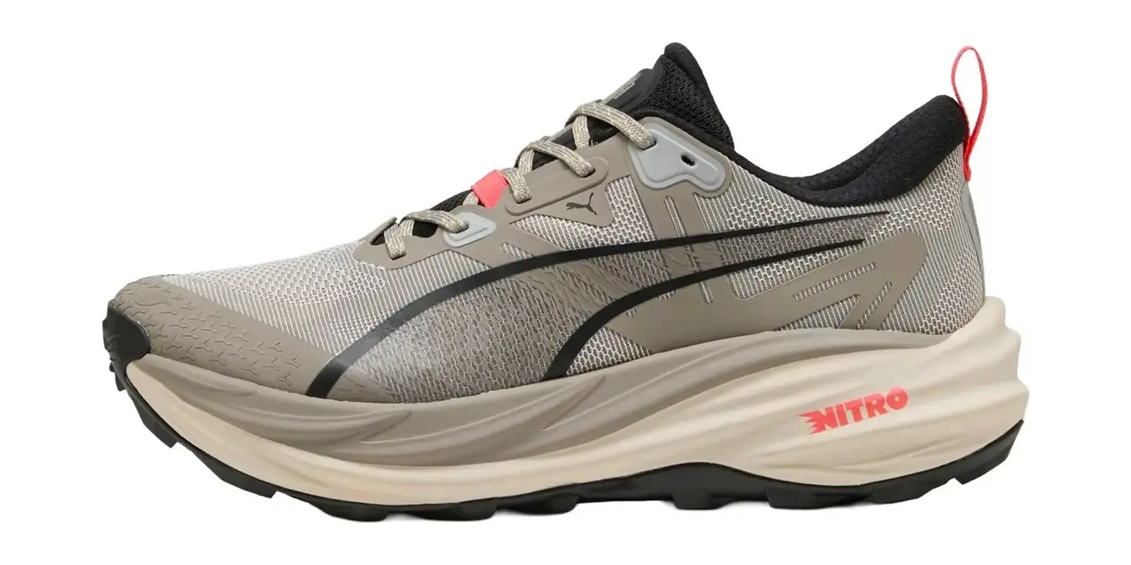 PUMA Voyage Nitro 4 in Grey / Red / Silver