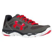 Under Armour Micro G Engage Big Logo in Charcoal / Black / Red
