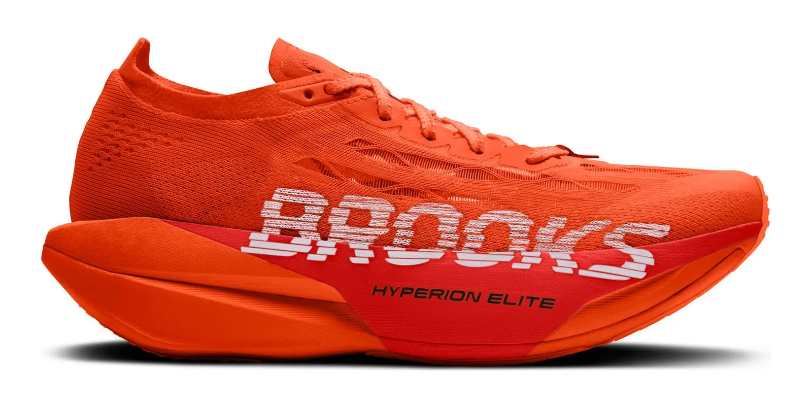 Brooks Hyperion 6 in Tigerlily / Red / White