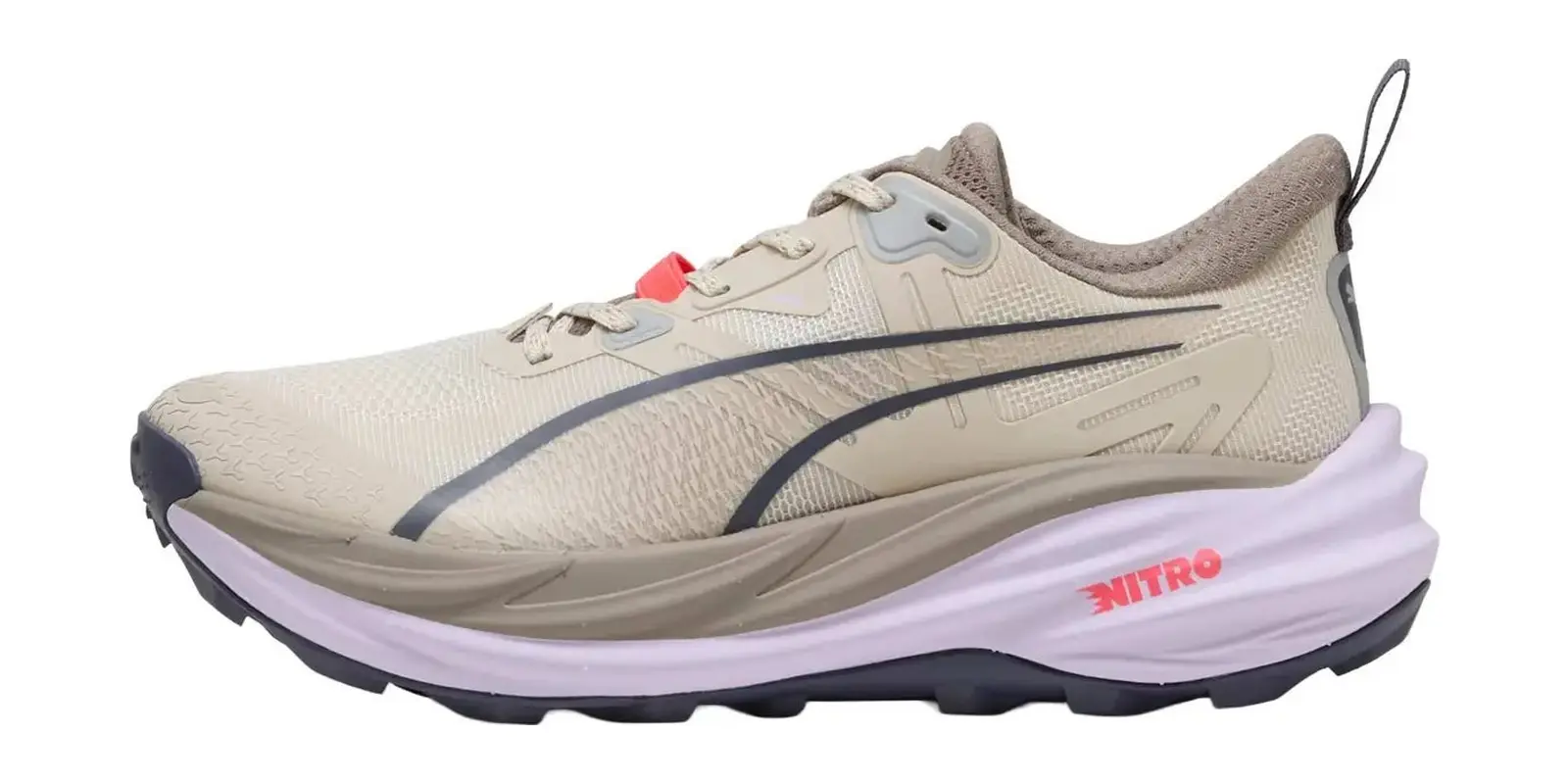 PUMA Voyage Nitro 4 in Silver / Lavender / Red