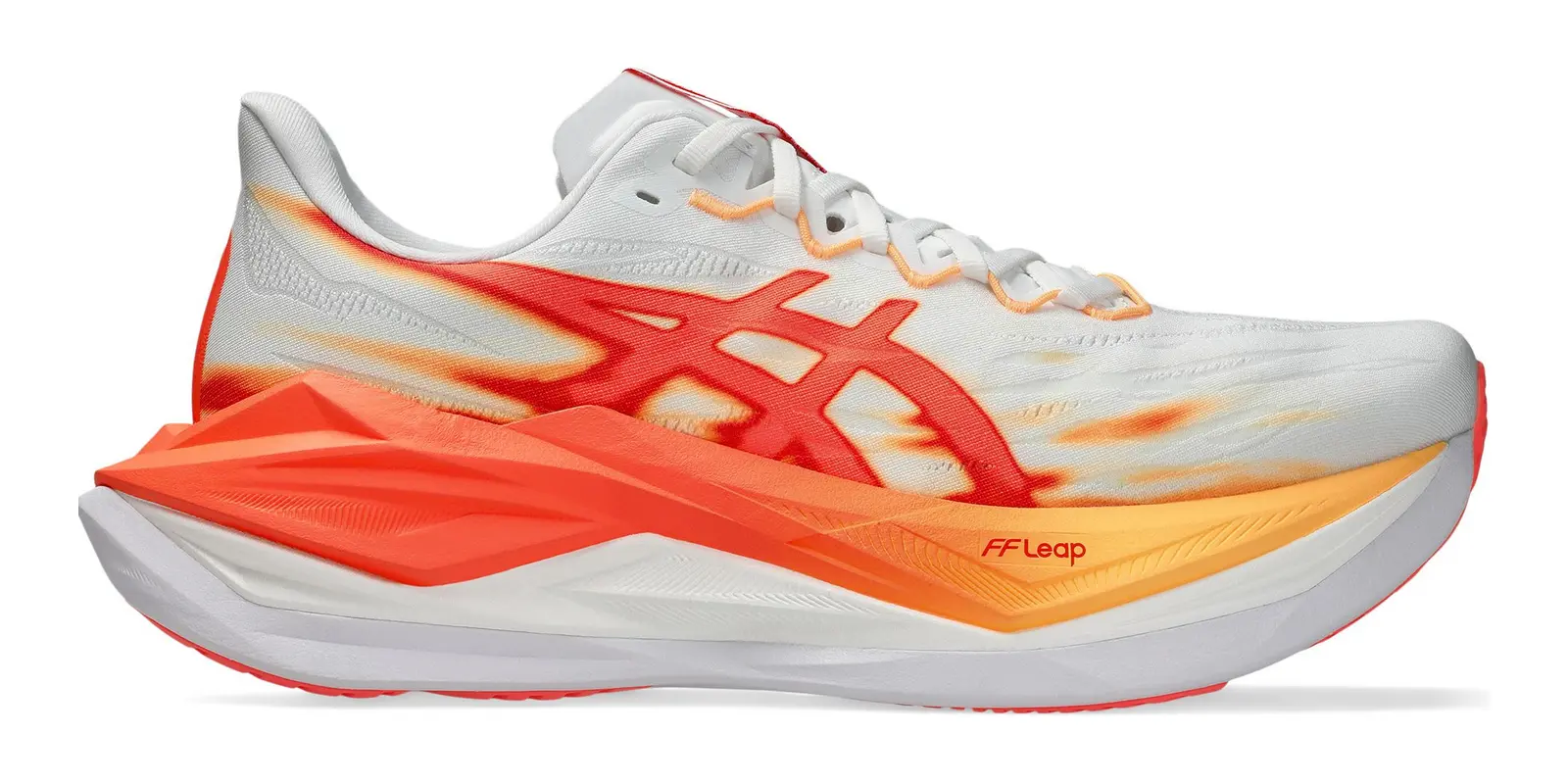 ASICS Superblast 3 in White / Orange Glow