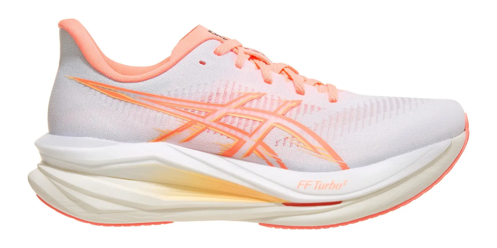 ASICS Sonicblast 2 in White / Sun Coral