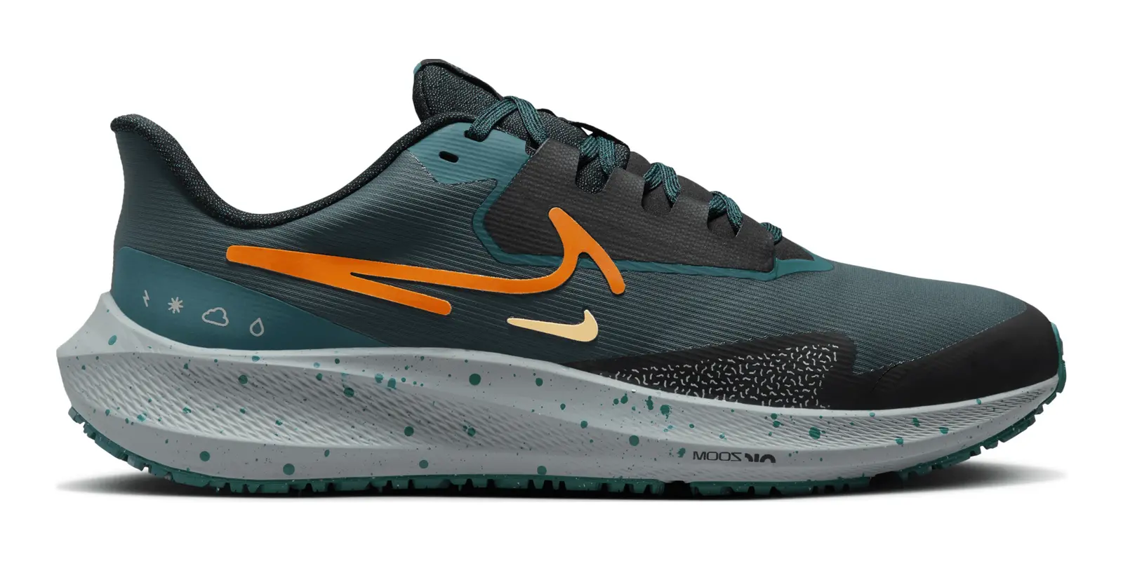 Nike Zoom Pegasus Turbo Shield WP in Green