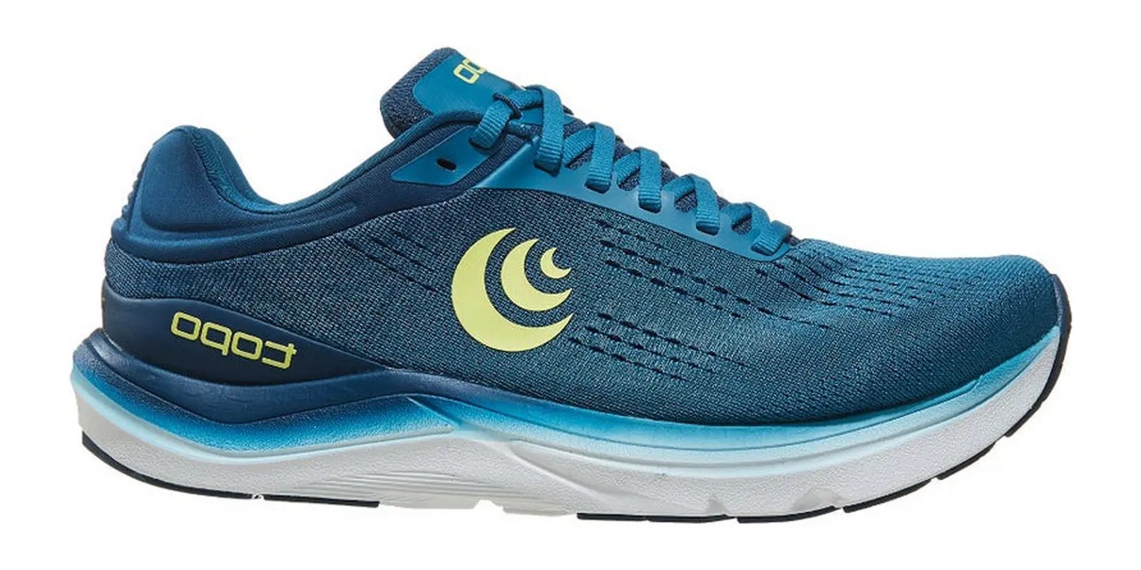 Topo Athletic Magnifly 5 in Blue / Green