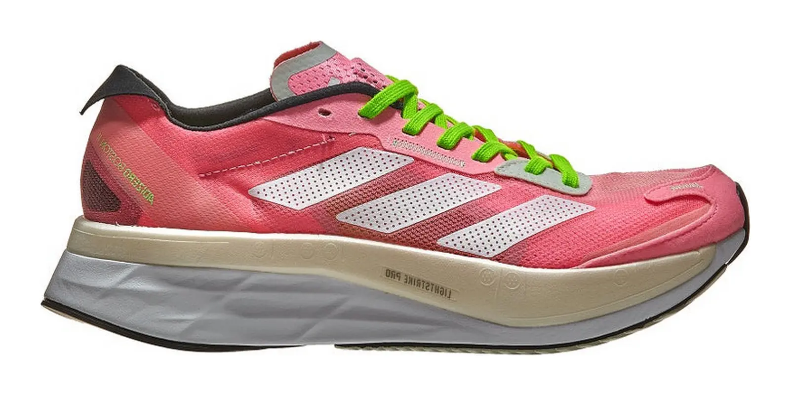 adidas adizero Boston 11 in Pinkwhitegrau