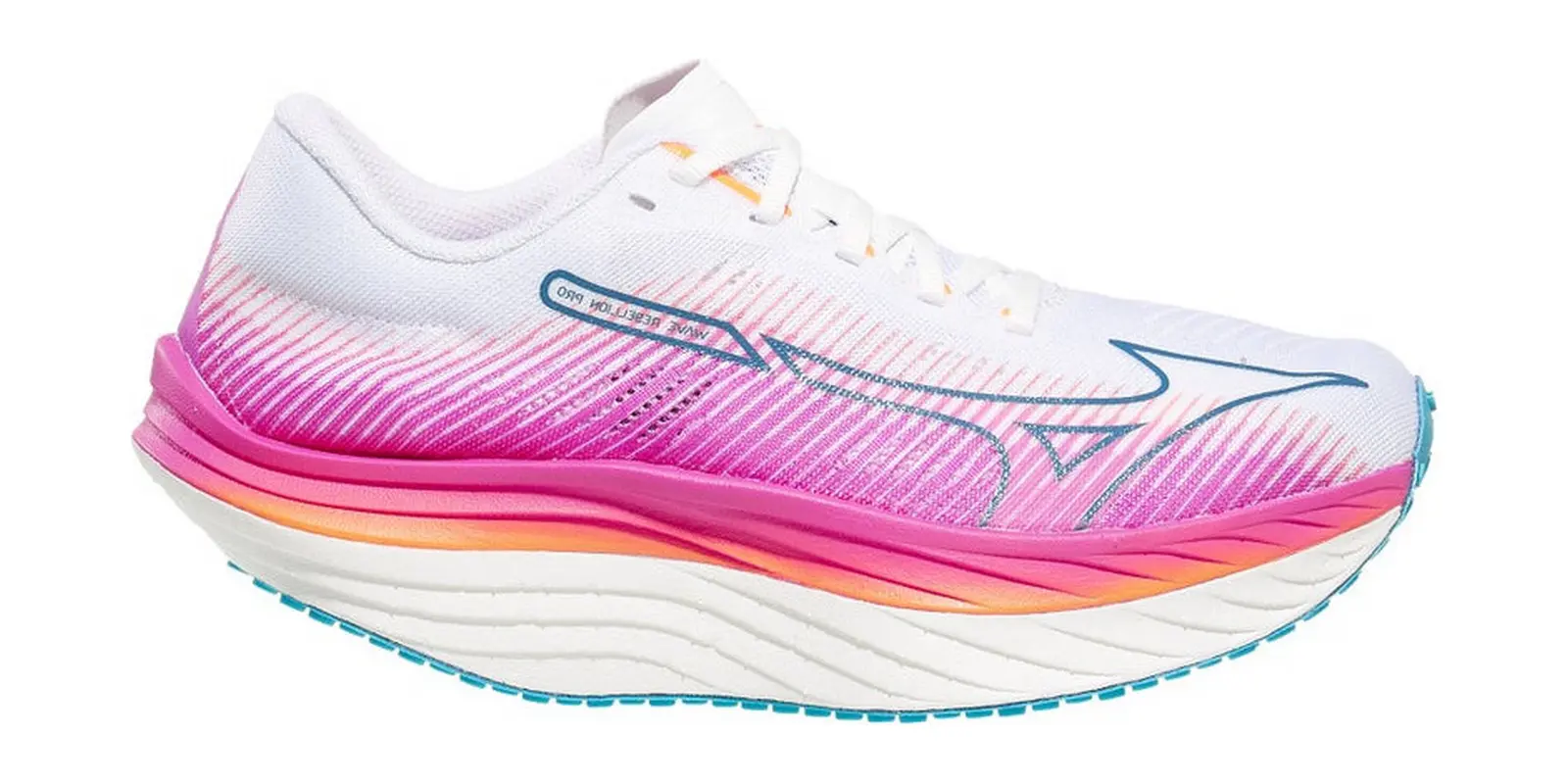 Mizuno Wave Rebellion Pro in White / Silver