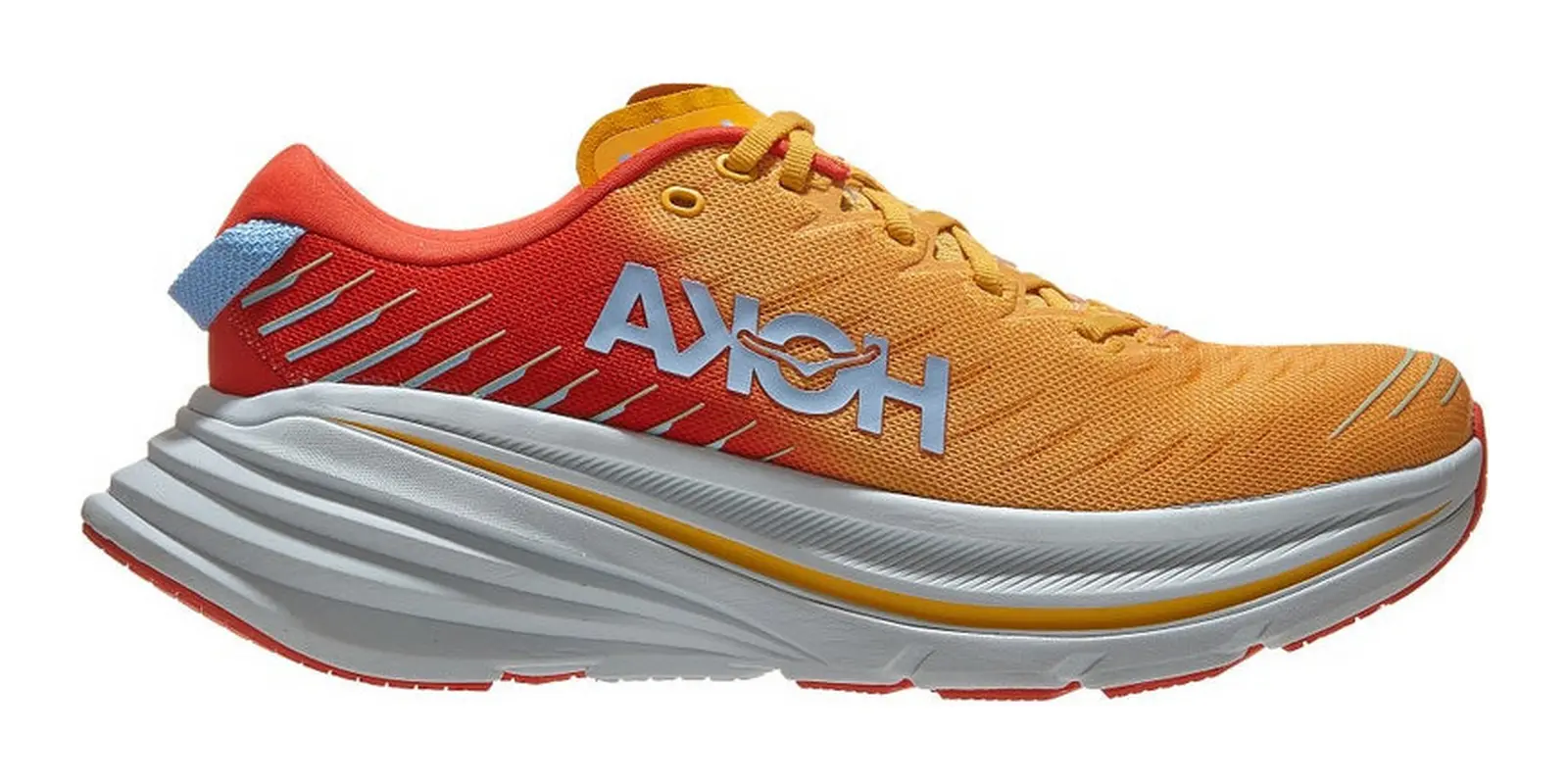 HOKA Bondi X in Fiestaamber
