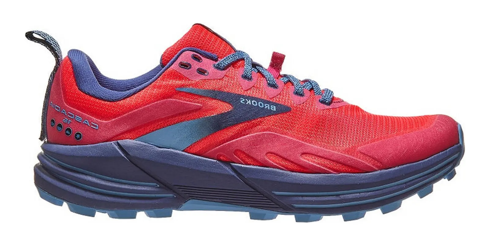 Brooks Cascadia 16 in Pinkflambecobalt