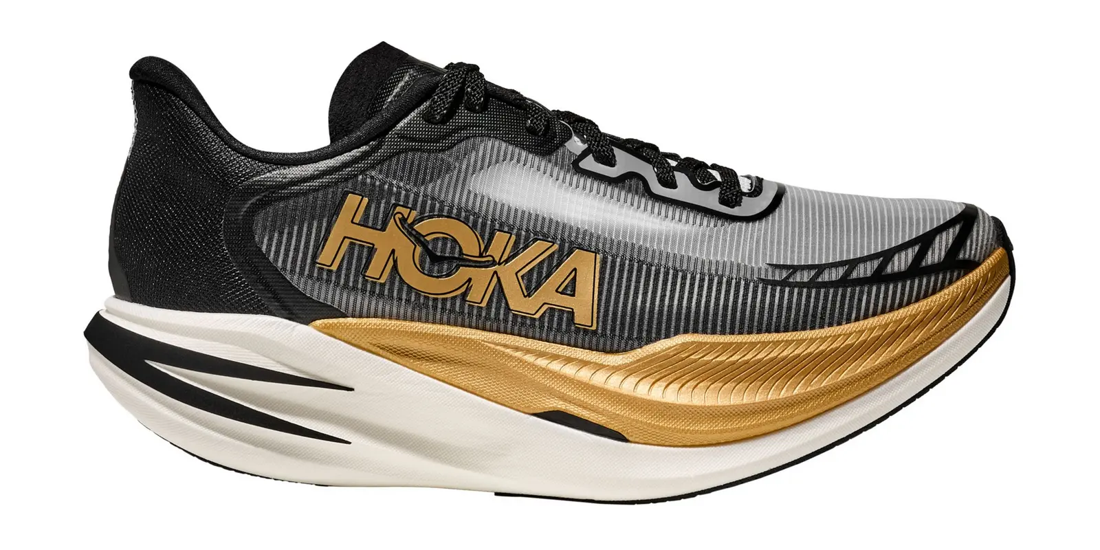 HOKA Cielo X1 2 0 in Black / Gold