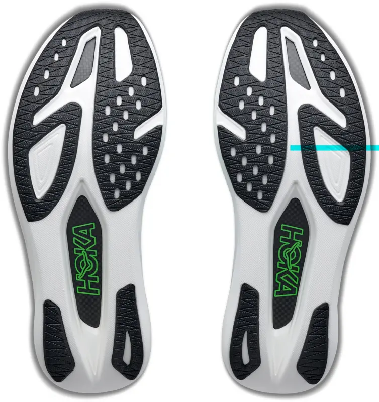 HOKA Rocket X 3 in Frost / Electric Lime