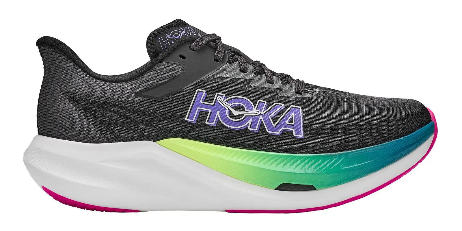 HOKA Rocket X 3 in Black / Neon Nebula