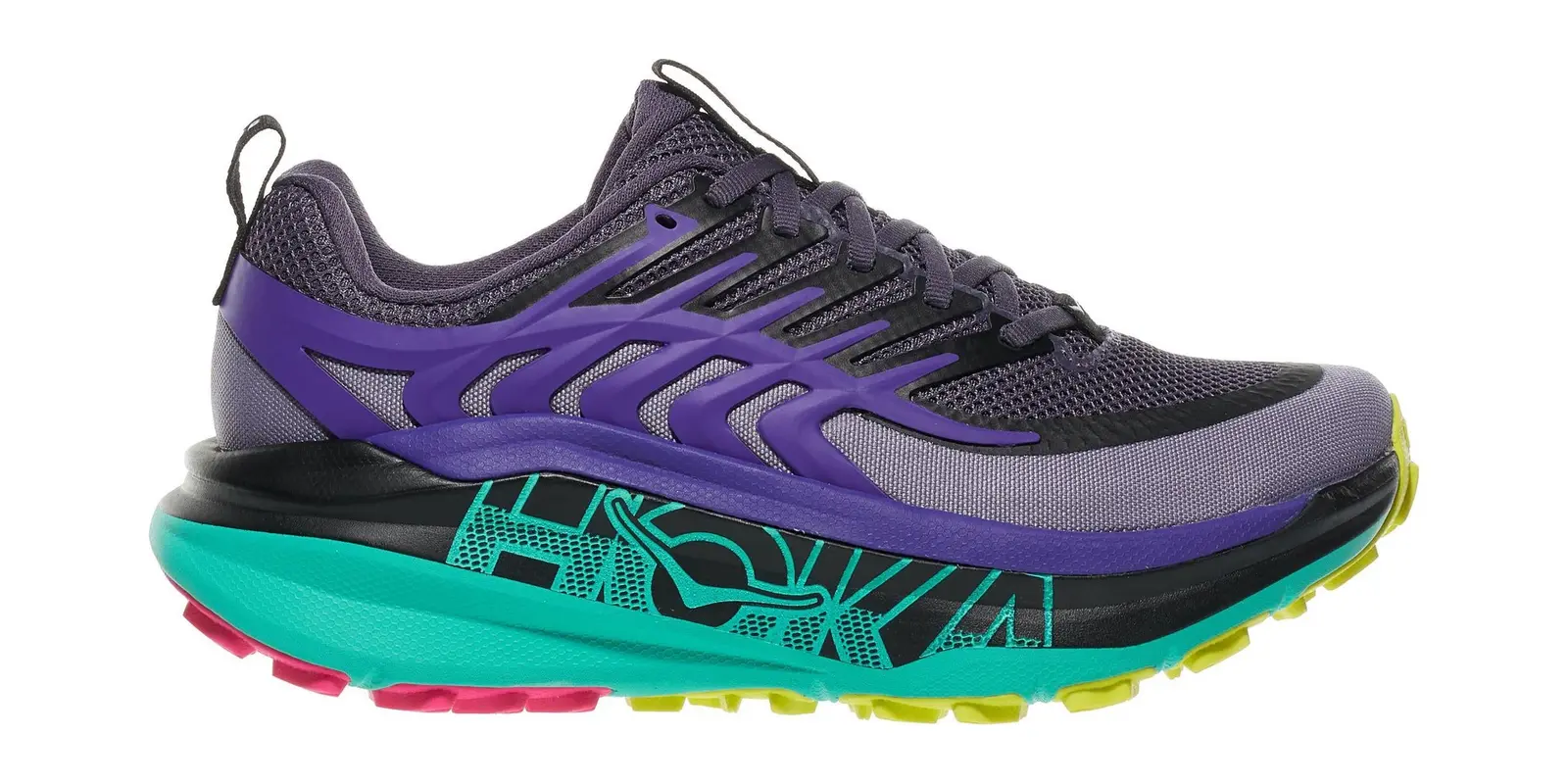 HOKA Stinson 8 in Squid Ink / Electric Aqua