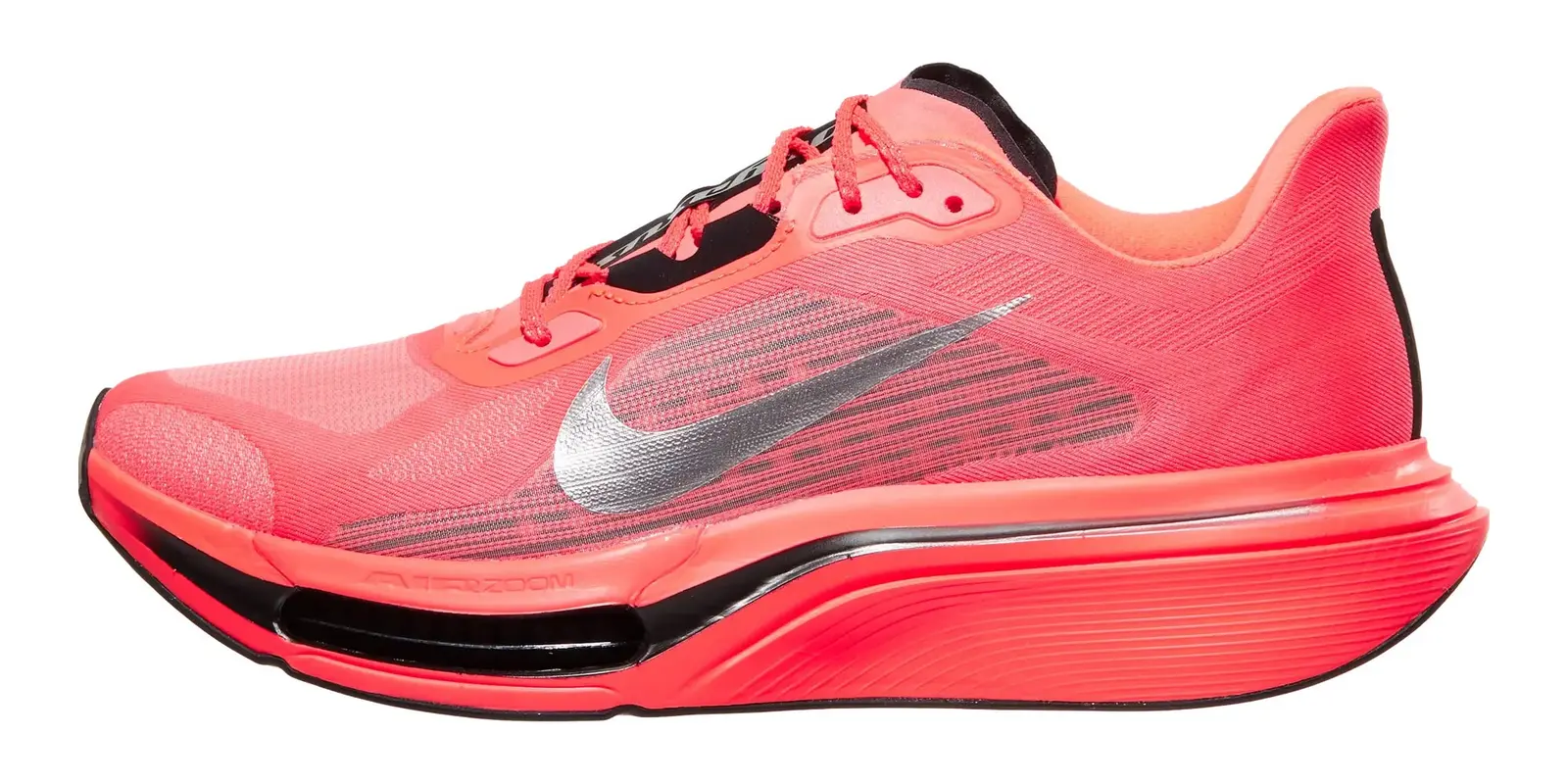 Nike Pegasus Plus 2 in Flash Crimson / Silver / Black