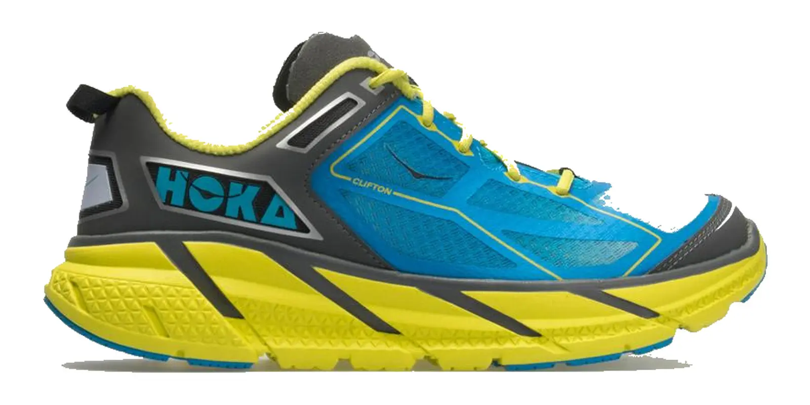 HOKA Clifton 1 in Citruscyangrey