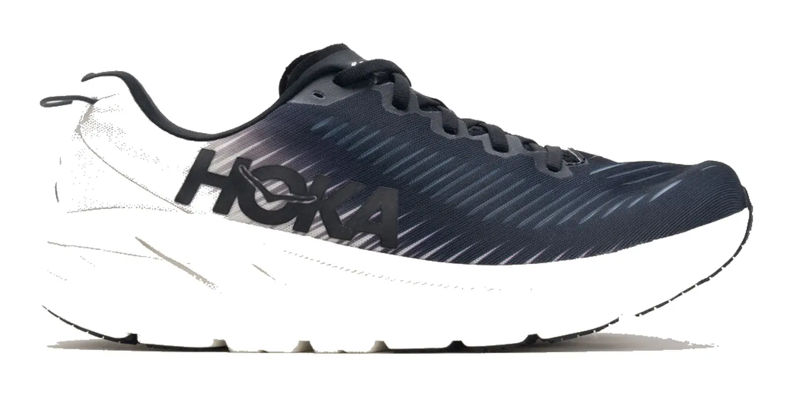 HOKA Rincon 3 in Black / White