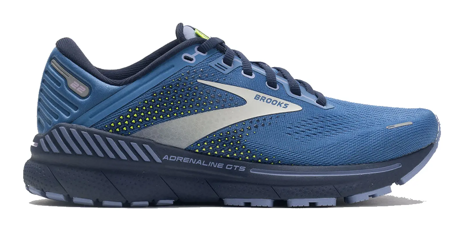 Brooks Adrenaline GTS 22 in Bluepurplenightlife