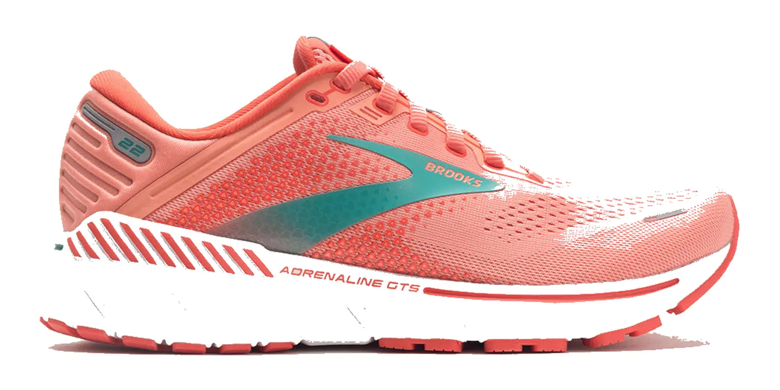 Brooks Adrenaline GTS 22 in Corallatigo