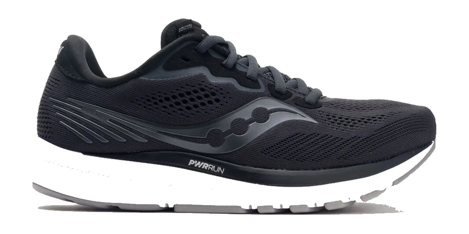 Saucony Ride 14 in Charcoal / Black