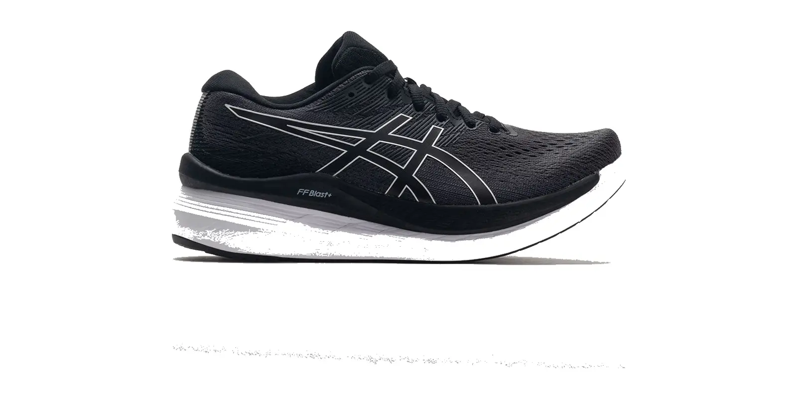 ASICS GlideRide 3 in Black / White