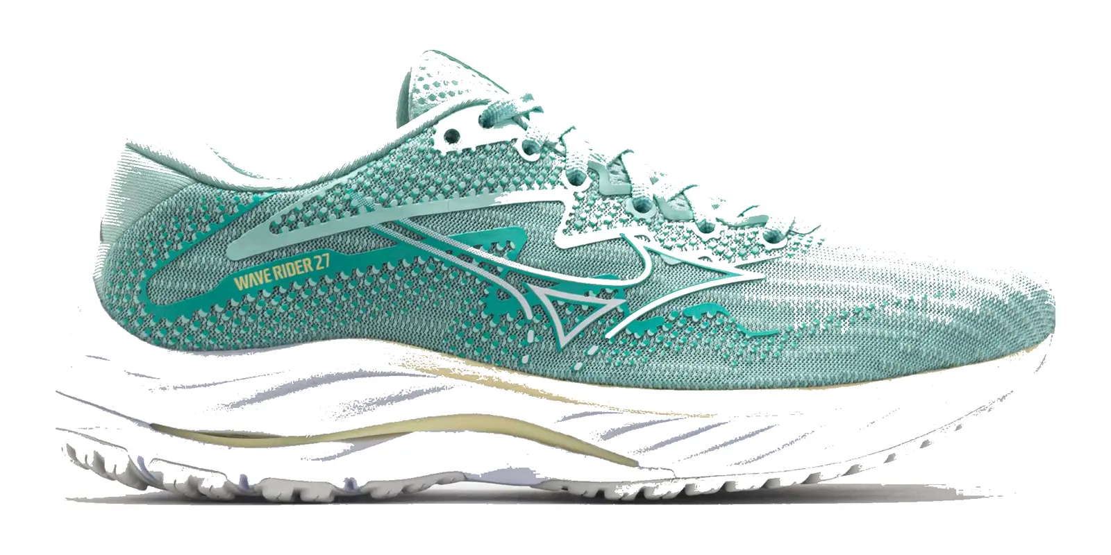 Mizuno Wave Rider 27 in Eggshell