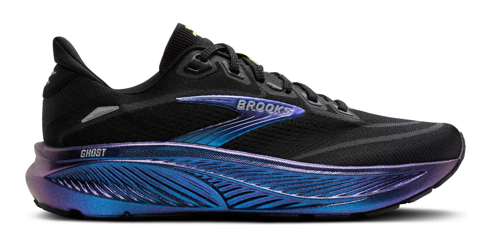 Brooks Ghost 18 in Black / Silver / Chameleon