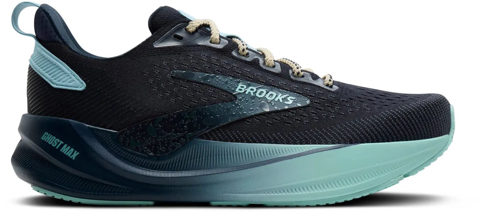 Brooks Ghost Max 4 in Collegiate Navy / Grey / Blue