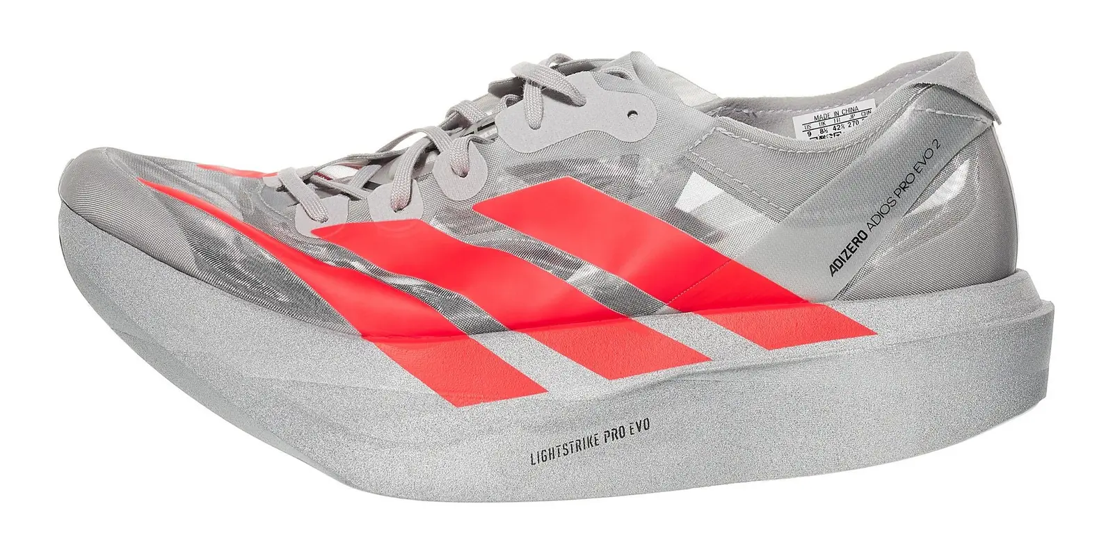 adidas adizero Adios Pro Evo 2 in Unisex Shoes Silver / Red