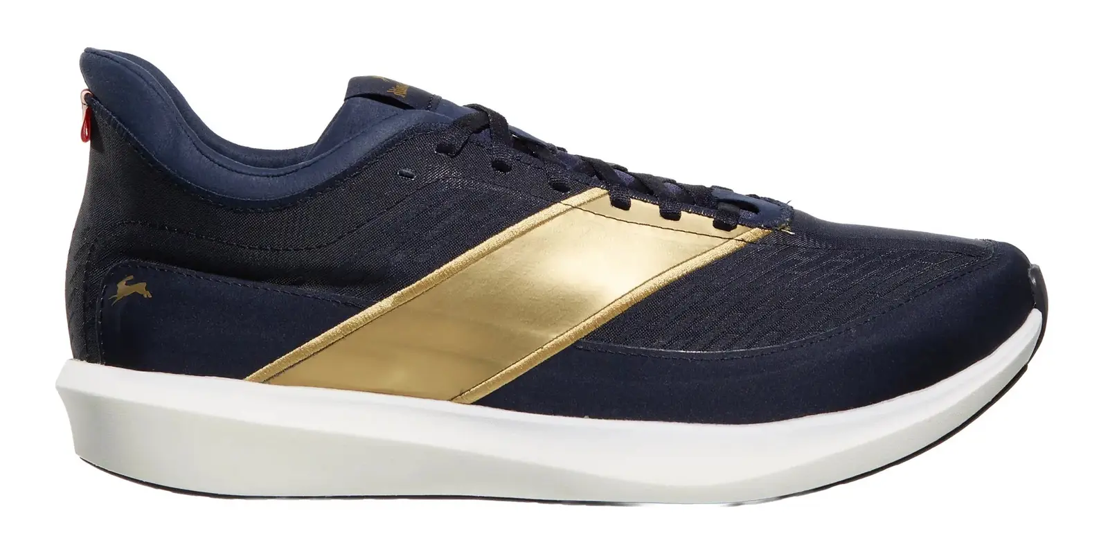 Tracksmith Eliot Racer in Tracksmith Eliot Racer Unisex Shoes Navy / Gold